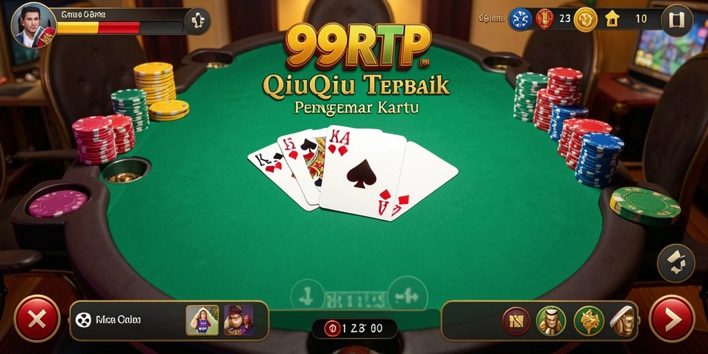 Tampilan gameplay menegangkan di 99RTP saat bermain QiuQiu.