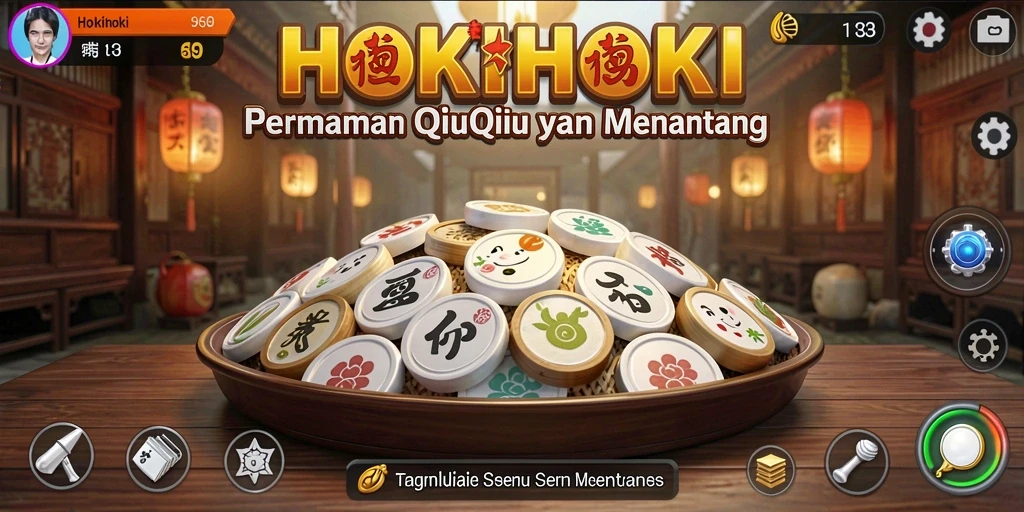 Tampilan gameplay HOKIHOKI yang seru dan menantang.