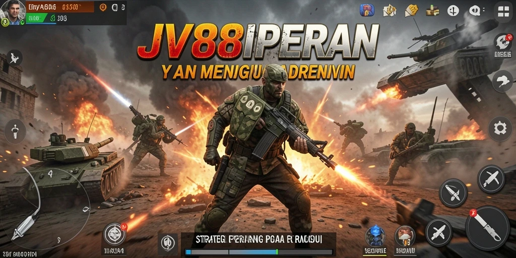 Tampilan screenshot menunjukkan aksi strategis dalam game SLG.