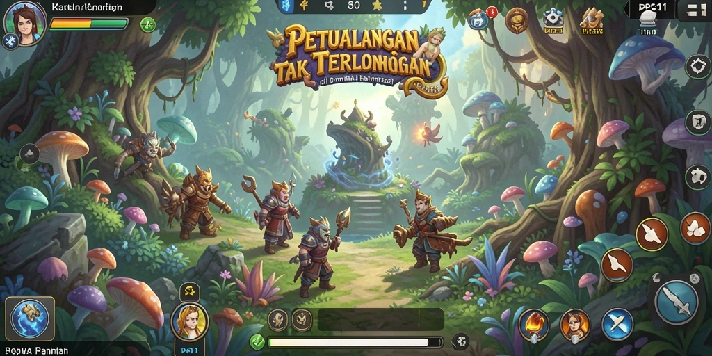 Screenshot PG11 menampilkan karakter menjelajahi dunia yang penuh misteri.