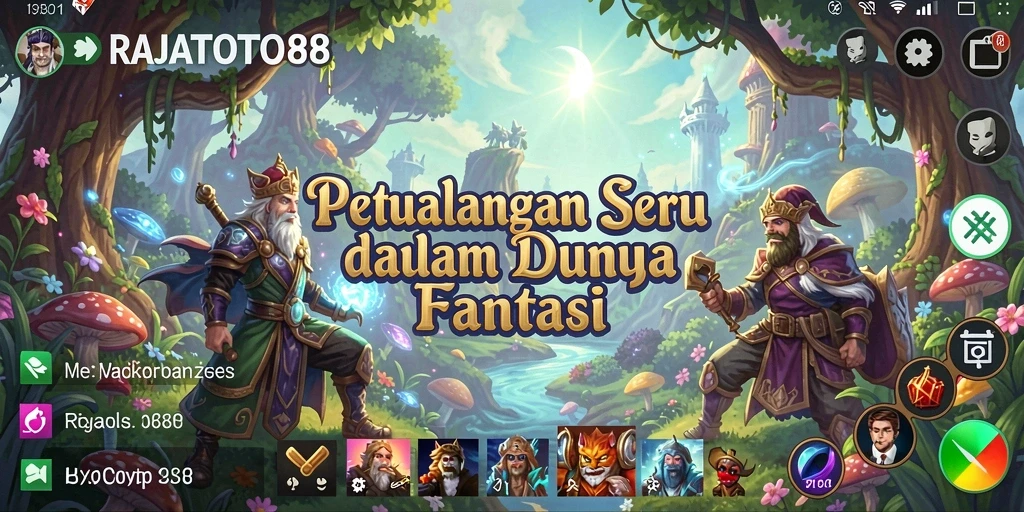 Tampilan seru gameplay RAJATOTO88 dalam petualangan menegangkan.