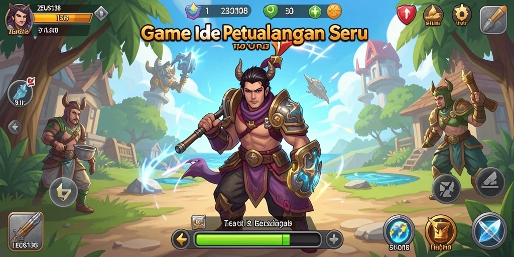 Tampilan gameplay seru dan menarik di ZEUS138.